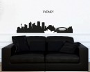 City Landscape Vinyl Decals Silhouette Modern Wall Art Sticker